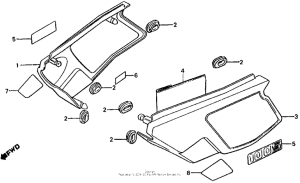 XL100S Side cover 83-85