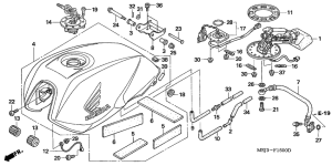 CB1300S (ABS) Tank fuel
