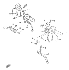 TZR50 Conmutadores - manetas