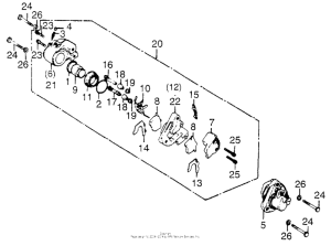 GL1000 Передний суппорт