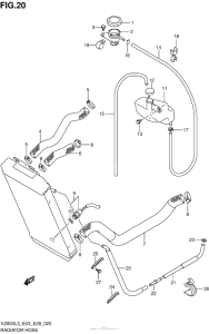 VZ800 Радиатор и Патрубки