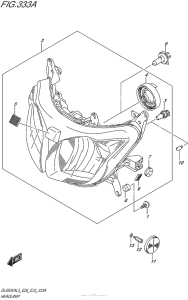 DL650X (ABS) Фара