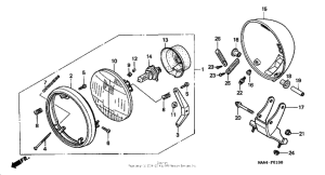 VT1100C Headlight (1)