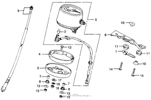 MR250 Спидометр