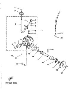 TDR125 Масляный насос