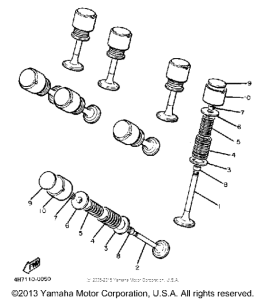XJ650J Клапана