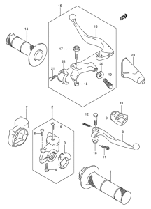 RM250 Рулевой рычаг
