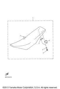YZ426FP Сиденье