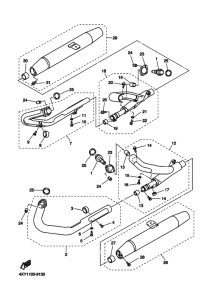 XVZ13TFS Выхлоп