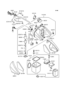 ZR400 Воздушный фильтр