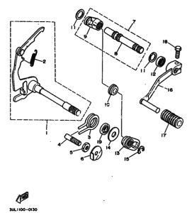 RT100 RT100H Shaft shift