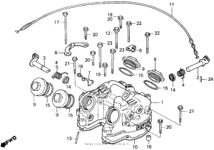  Крышка головки цилиндров