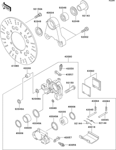 ZR1200 Задний тормоз