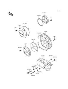 ZG1200 Крышки двигателя