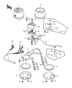 KZ1000 Спидометр