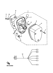 XVZ13TFS Taillight unit ass`y