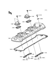 ZX1000 Крышка головки цилиндров