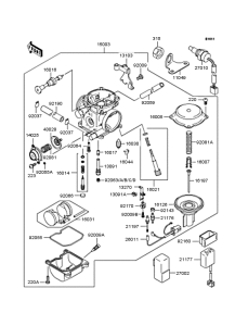 BJ250 Карбюратор