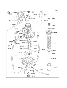 KX65 Carburetor assy