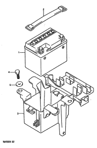 RGV250 Аккумулятор