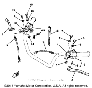 SR250TH Рулевые переключатели