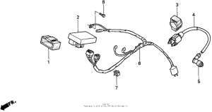 XR100 Жгут проводов