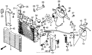VF750C Радиатор