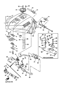 YZF-R1 Tank fuel