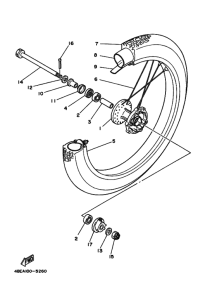 XT225 XT225H Transom + tube