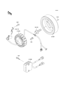 KLX250 Генератор