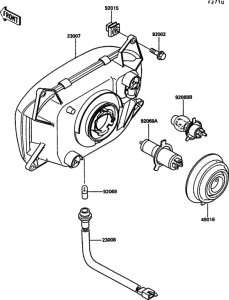 ZG1000 Head lamp(zgt00a-009977-)
