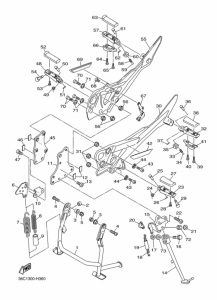 XJ6S Support & repose pied