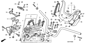 FSC600 (ABS) Handlebar + handle cover