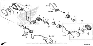 CTX700 DCT Задний фонарь