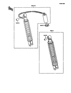 KMX125 Амортизатор
