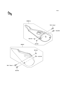 KX65 Крышка боковая