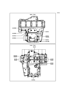 ZR1000 Болты крепления картера