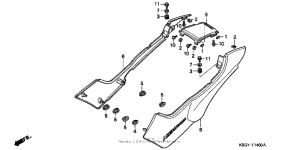 CB250 Боковые обтекатели