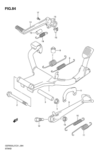 GSF650 (ABS) Stand comp
