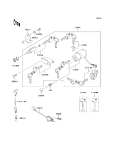 VN400 Ignition switch(vn400-c4)
