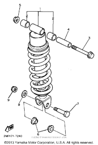  Амортизаторы задние