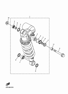 YZF-R1 Задняя подвеска