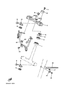 XT250T ｽﾃｱﾘﾝｸﾞ