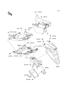 ER650 Задний бампер