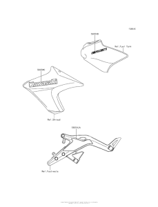 ER650 Decals (Green)(Eef)