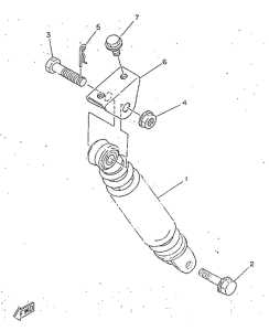 YA50R Задняя подвеска