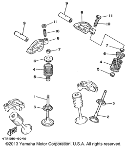 XVS650A Клапана