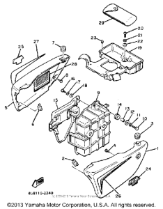 XJ550RJ Side cover tool