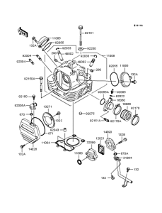 BN125 Головка цилиндров
