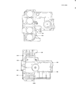  Crankcase bolt & stud pattern